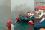 Kapal Feri Tujuan Bakauheni terbakar