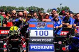 Pebalap Toprak rayakan podium ke-100 sepanjang kariernya di WSBK