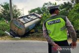 Kecelakaan maut di Jatibarang, truk tangki air rem blong tewaskan satu orang