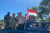 Warga Kabupaten Kupang di perbatasan Oecusse mulai kibarkan bendera Merah Putih