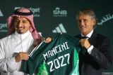 Resmi ditunjuk pelatih baru Arab Saudi, Mancini incar Piala Asia