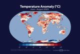 Riset: 98 persen populasi dunia merasakan tiga bulan terpanas dalam sejarah