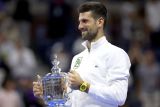 Raih US Open 2023, Djokovic kini koleksi 24 gelar Grand Slam