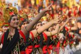 TNI AU dan Pemkab Banyuwangi padukan tari kolosal Gandrung Sewu dan atraksi udara