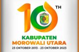 Logo HUT Ke-10 Morut, hasil karya putera Lembo Raya Catra Litria Lingkua