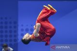 Atlet wushu Harris Horatius raih emas ketiga untuk Indonesia di Asian Games