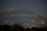 Kebakaran hutan lereng Gunung Agung