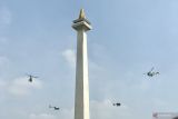 HUT ke-78 TNI di Monas jadi ajang unjuk kekuatan pasukan dan alutsista