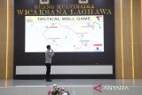 Polres OKU lakukan latihan Tactical Wall Gamejelang Pemilu 2024