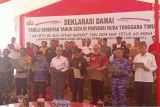 18 parpol peserta pemilu deklarasi pemilu damai di NTT