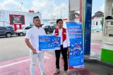 Pertamina bagikan bonus BBM produk Pertamax kepada pelanggan setia di Sumbagsel