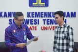 Kanwil Kemenkumham Sulteng terbitkan sertifikat merek untuk pelaku UMKM