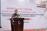 Bupati Morut tutup Bimtek penatausahaan keuangan Daerah berbasis Aplikasi SIPD RI