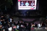 Hari ke-69, capres-cawapres tampil kompak di debat pamungkas