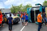 Polres Bantul menyelidiki kecelakaan bus wisata tewaskan satu penumpang