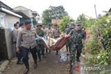 Kapolresta Bandarlampung-Dandim 0410 pimpin bakti sosial di lokasi terdampak banjir