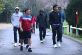 Tim bulu tangkis Indonesia langsung jalani latihan jelang French Open