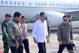 Presiden Jokowi  tinjau banjir di Demak