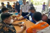 Kesehatan sopir angkutan Lebaran di Pekalongan diperiksa