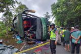 Polisi ungkap 47 korban bus terguling di Jalan Lintas Bukittinggi-Padang