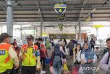 Stasiun Solobalapan masih dipadati penumpang