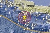 Gempa Garut magnitudo 6,5 dirasakan hingga Sukabumi