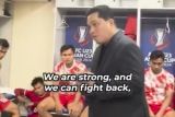 Erick Thohir  memberi motivasi bagi Garuda Muda agar tak menyerah kejar tiket Olimpiade