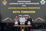 Pemkot Tomohon peroleh opini WTP ke-11 dari BPK RI