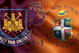 Dibekuk West Ham, Klub Luton Town di tepi jurang