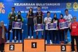 Duet tuan rumah Fajri/Meylisa juara 2 USM Open 2024