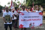 Jalan kaki 44 km, warga Jepara peringati Hari Lahir Pancasila