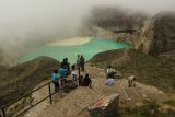 Badan Geologi bilang ada perubahan signifikan pada Gunung Kelimutu