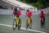 Latihan balap sepeda jelang Paralimpiade