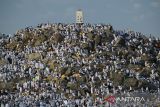 Puncak haji seluruh jamaah laksanakan wukuf di Arafah hari ini