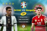 Euro 2024: Jerman lawan Hungaria sasar kemenangan