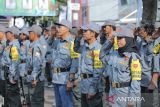 Anggota Linmas Kota Palembang dibekali wawasan politik untuk batu edukasi warga