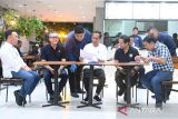 Jokowi dan sejumlah menteri sapa warga di Palangkaraya Mall