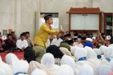 Ustadz Maulana berikan tausiyah Tahun Baru Islam di Mesjid Al Amir Banyuasin