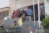 Presiden Jokowi takziah ke rumah duka mantan Wapres Hamzah Haz