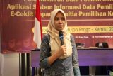 KPU Kulon Progo input data pemilih hasil coklit mencegah data ganda