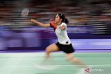 Olimpiade Paris 2024: Pebulu tangkis Indonesia Gregoria Mariska Tunjung menuju semifinal