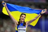 Atlet lompat tinggi putri Ukraina raih medali emas Olimpiade Paris 2024