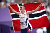 Pelari Norwegia Jakob Ingebrigtsen rajai lari 5.000 meter putra