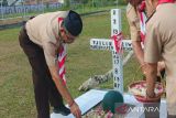 Kwarda Pramuka Kalteng ziarah ke makam pahlawan