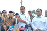 Presiden Jokowi-Wapres Ma'rif letakkan batu pertama sejumlah proyek di IKN, Kaltim