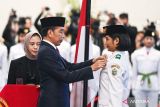 Presiden Jokowi kukuhkan Paskibraka di Istana Negara IKN