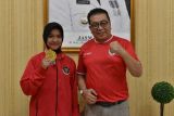 Pj Walikota jamu atlet Karate Zahratus Syifa peraih medali emas Kejuaran Seakaf di Thailand