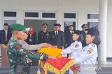 Duplikat bendera pusaka dan naskah teks proklamasi tiba di Gumas