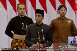 Presiden Joko Widodo sampaikan terima kasih pada rakyat lalui 10 tahun dengan kuat