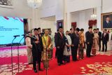 Presiden Jokowi lantik Supratman Andi Atgas sebagai Menkumham